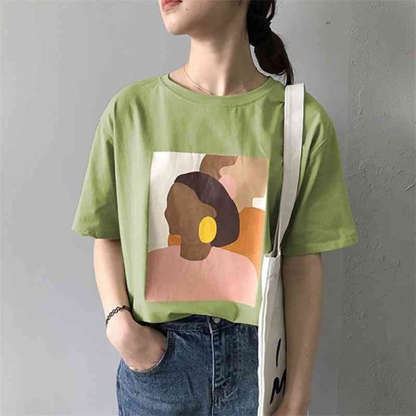sweetkama fashion t shirt woman harajuku graphic tees character short sleeve round neck white green beige summer t-shirts 210401
sweetkama fashion t shirt woman harajuku graphic tees character short sleeve round neck white green beige summer t-shirts 210401