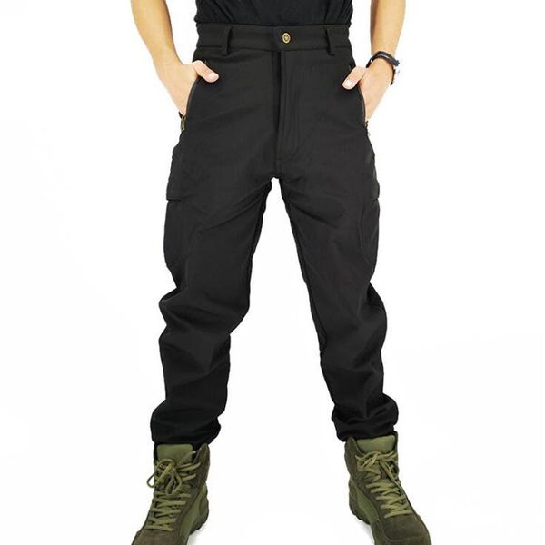 men's pants cargo men fleece soft shell assault wear-resistant outdoor tactical multiple pocket military urban trousers, Black
men's pants cargo men fleece soft shell assault wear-resistant outdoor tactical multiple pocket military urban trousers, Black
