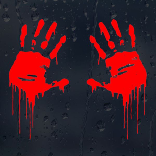 7.5cmx15cm zombie bloody hands print fun vinyl car sticker motorcycle window decal accessories black silver red
7.5cmx15cm zombie bloody hands print fun vinyl car sticker motorcycle window decal accessories black silver red