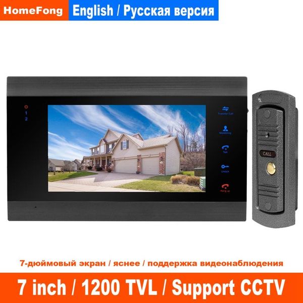 homefong 7 inch videophone intercom system smart video doorbell hd ir night vision support door release unlock/doorbell phones
homefong 7 inch videophone intercom system smart video doorbell hd ir night vision support door release unlock/doorbell phones