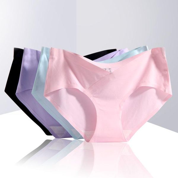 women's panties low waist solid color ice silk breathable summer intimate underwear triangle pants, Black;pink
women's panties low waist solid color ice silk breathable summer intimate underwear triangle pants, Black;pink
