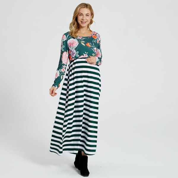 patpat 2021 arrivalmaternity round collar floral full print dark green maxi a long-sleeve nursing dress maternity dresses, White
patpat 2021 arrivalmaternity round collar floral full print dark green maxi a long-sleeve nursing dress maternity dresses, White
