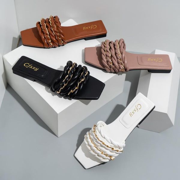slippers luxury 2021 narrow band weave women slipper plus size 41-42 slip on mules shoes leather low heels summer slides flip flop, Black
slippers luxury 2021 narrow band weave women slipper plus size 41-42 slip on mules shoes leather low heels summer slides flip flop, Black
