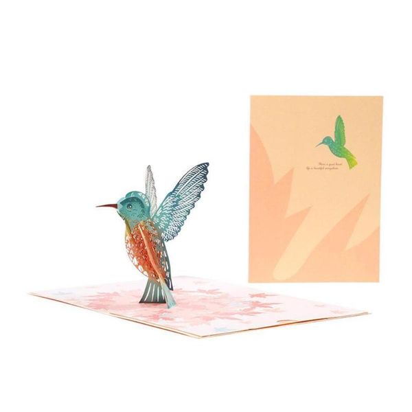 greeting cards 1pcs 3d -up hummingbird bird thinking of you card for birthday father's day mother's wedding envelope
greeting cards 1pcs 3d -up hummingbird bird thinking of you card for birthday father's day mother's wedding envelope