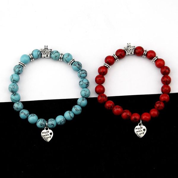 link, chain boho vintage blue/red turquoises bracelets for lover couples pendant charm bracelet bangle fashion valentine's day jewelry, Black
link, chain boho vintage blue/red turquoises bracelets for lover couples pendant charm bracelet bangle fashion valentine's day jewelry, Black