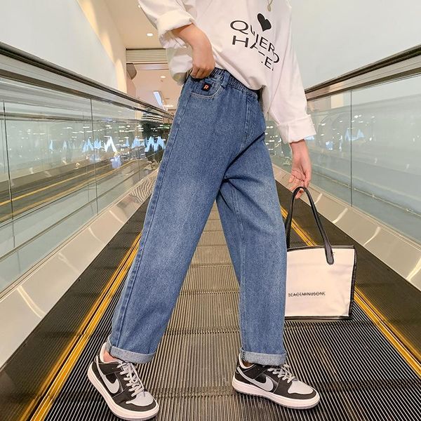 jeans girls casual trousers teen autumn denim pants kids children elastic waist solid color bottoms clothing 4 6 8 10 12 y, Blue
jeans girls casual trousers teen autumn denim pants kids children elastic waist solid color bottoms clothing 4 6 8 10 12 y, Blue