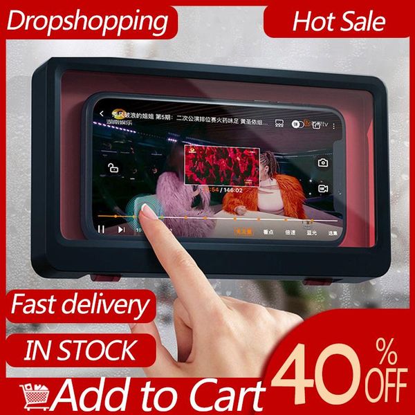 hooks & rails universal phone holder waterproof case wall mounted all covered mobile shelf self-adhesive shower bathroom accessories
hooks & rails universal phone holder waterproof case wall mounted all covered mobile shelf self-adhesive shower bathroom accessories