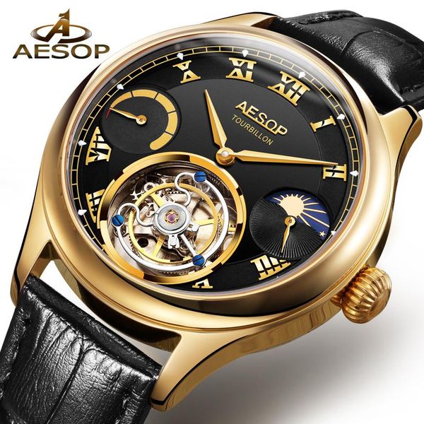wristwatches aesop men watch real tourbillion mechanical moon phase roman number dail multifunctional top, Slivery;brown
wristwatches aesop men watch real tourbillion mechanical moon phase roman number dail multifunctional top, Slivery;brown