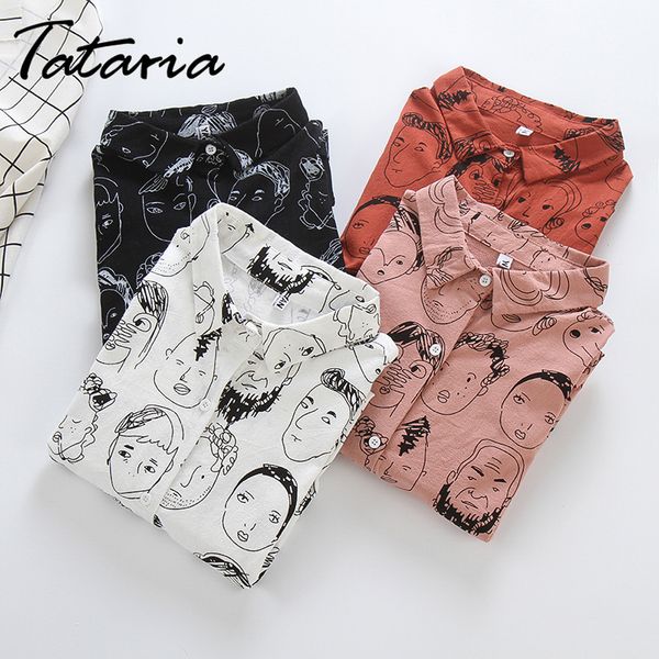tataria korean turn-down collar women blouse fashion casual print and version harajuku long sleeve blous 210514, White
tataria korean turn-down collar women blouse fashion casual print and version harajuku long sleeve blous 210514, White