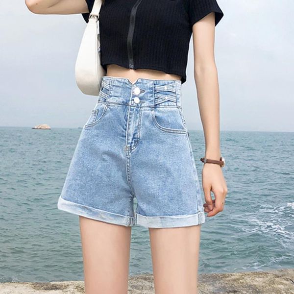 women's shorts #3063 high waist jeans summer casual thin loose wide leg pants female vintage retro girls blue, White;black
women's shorts #3063 high waist jeans summer casual thin loose wide leg pants female vintage retro girls blue, White;black