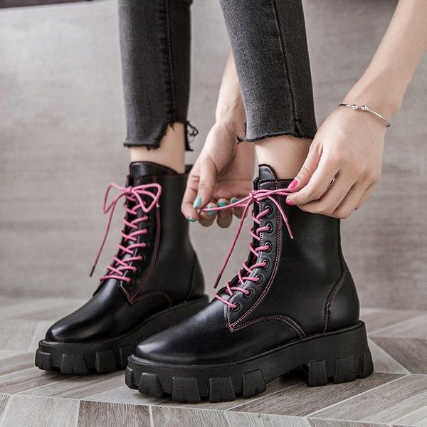 boots product pocket motorcycle women platform shoes lace up thick-soled black military woman half botas mujer
boots product pocket motorcycle women platform shoes lace up thick-soled black military woman half botas mujer