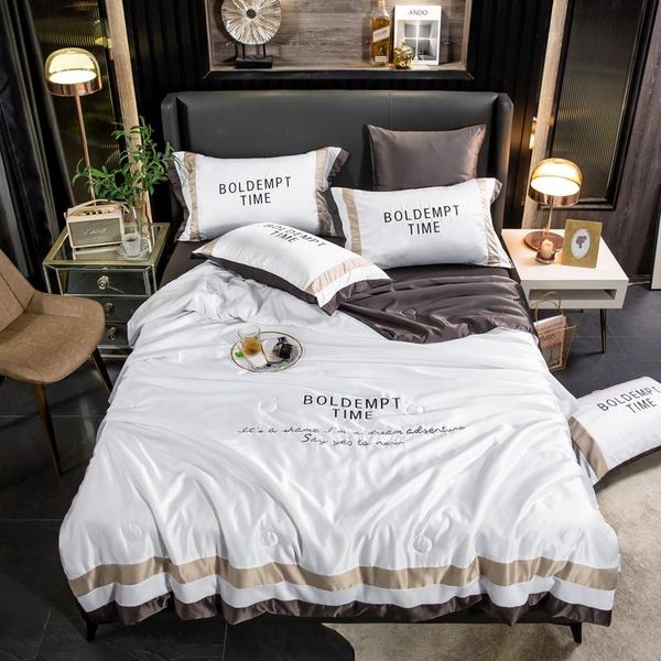 comforters & sets soft air-conditioning summer quilt silk embroidery quilted quilts blanket sheet pillowcase comforter bedspread #/
comforters & sets soft air-conditioning summer quilt silk embroidery quilted quilts blanket sheet pillowcase comforter bedspread #/