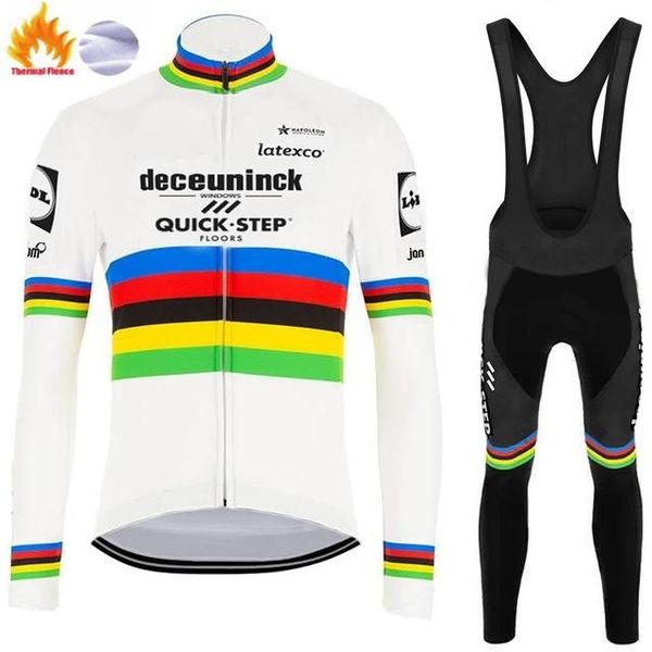 world 2021 quick step cycling jersey set winter clothing road bike shirt suit bicycle pants mtb maillot culotte racing sets, Black;blue 
world 2021 quick step cycling jersey set winter clothing road bike shirt suit bicycle pants mtb maillot culotte racing sets, Black;blue