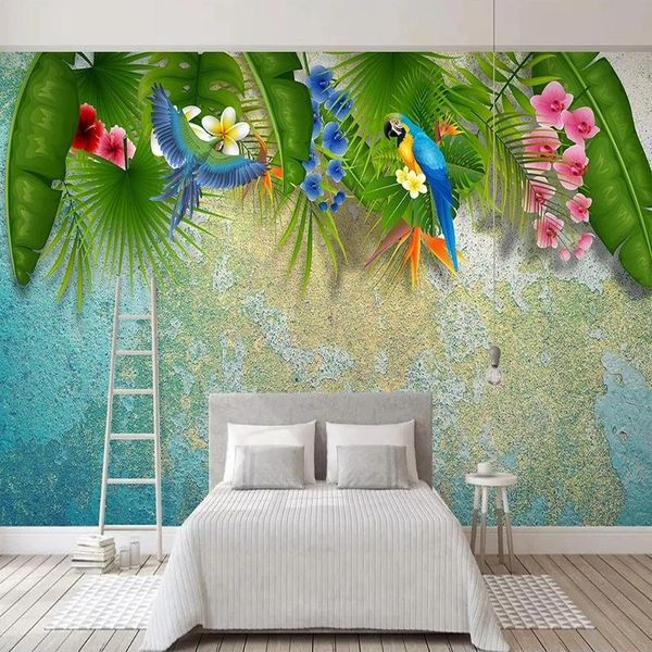 wallpapers custom po wall mural 3d nordic green leaf parrot flowers birds living room sofa tv background decoration painting waterproof
wallpapers custom po wall mural 3d nordic green leaf parrot flowers birds living room sofa tv background decoration painting waterproof