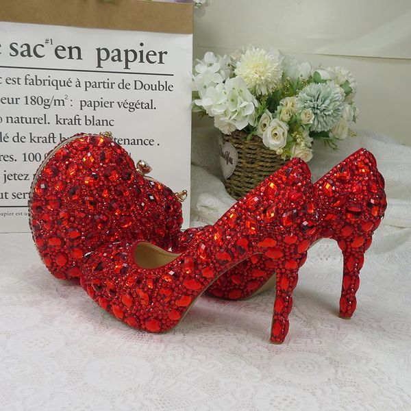 baoyafang red rhinestone women wedding shoes with matching bags bride woman and purse platform female pumps dress, Black
baoyafang red rhinestone women wedding shoes with matching bags bride woman and purse platform female pumps dress, Black