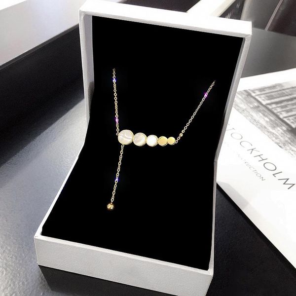 pendant necklaces women's neck chain 2021 product fashion trend cute all-match gold plate pearl clavicle jewelry ladies necklace gift w, Silver
pendant necklaces women's neck chain 2021 product fashion trend cute all-match gold plate pearl clavicle jewelry ladies necklace gift w, Silver