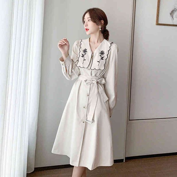 korean dress french rose embroidery v-neck blazer dress women slim elegant party dress women fashion clothing 210515, Black;gray
korean dress french rose embroidery v-neck blazer dress women slim elegant party dress women fashion clothing 210515, Black;gray