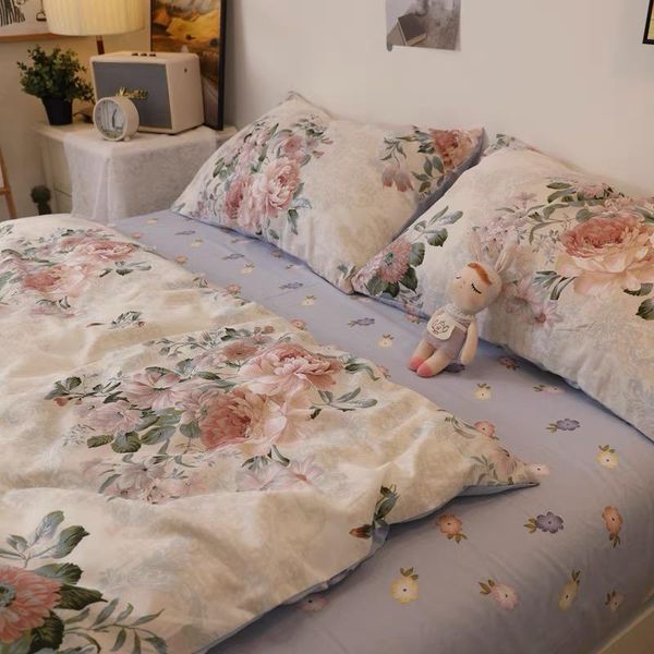 bedding sets american retro rose little fresh princess wind sheet bed hat cotton on four
bedding sets american retro rose little fresh princess wind sheet bed hat cotton on four