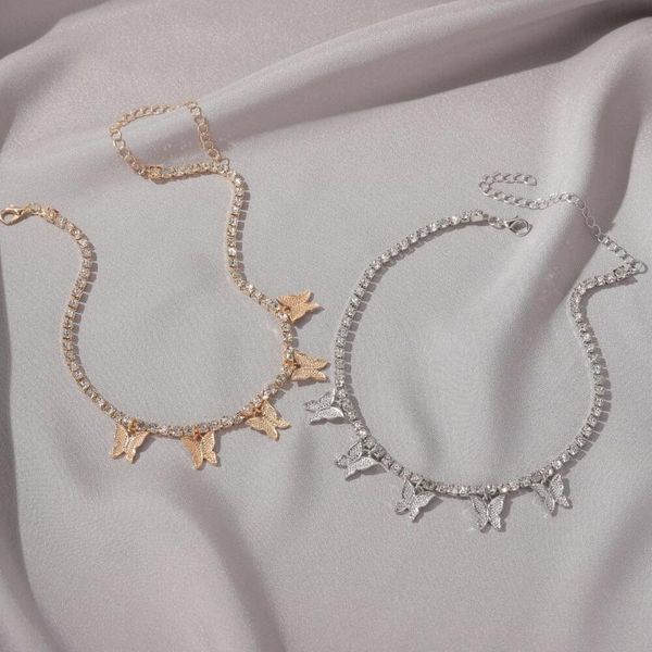 chains women jewelry butterfly pendant necklace female rhinestone shining crystal decoration charm choker for woman gift, Silver
chains women jewelry butterfly pendant necklace female rhinestone shining crystal decoration charm choker for woman gift, Silver