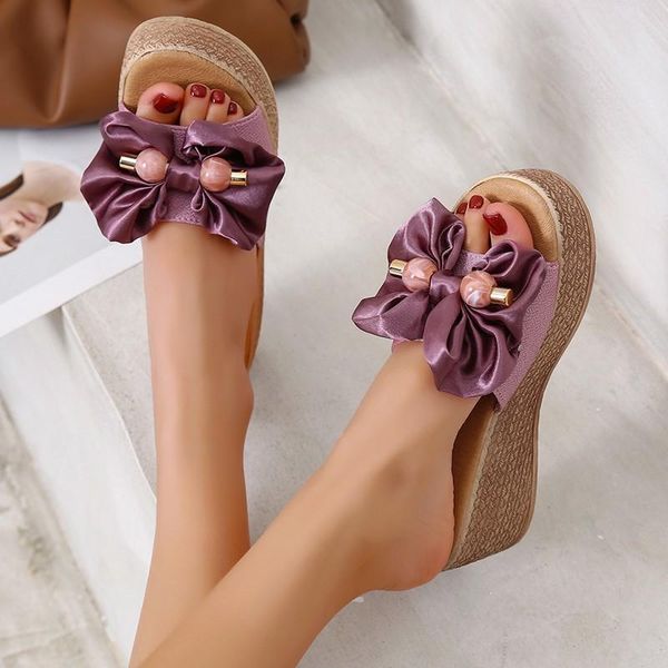women sandals platform shoes bow 2021 summer slipper indoor outdoor flip-flops beach female slippers, Black
women sandals platform shoes bow 2021 summer slipper indoor outdoor flip-flops beach female slippers, Black