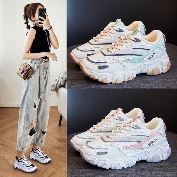 boots winter women 2021 fashion lace up warm ankle round toe mid heel woman sneakers shoes, Black
boots winter women 2021 fashion lace up warm ankle round toe mid heel woman sneakers shoes, Black
