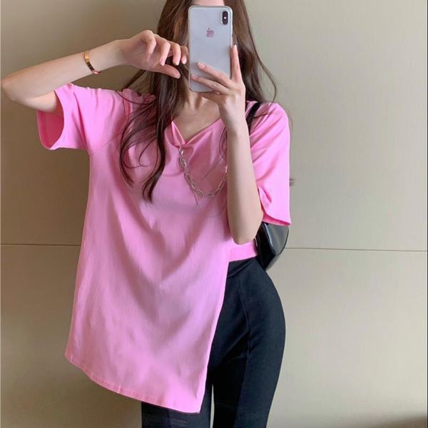 irregular solid split t-shirt women basic shirt loose white tee femme summer 2021 casual tshirt plus size women's
irregular solid split t-shirt women basic shirt loose white tee femme summer 2021 casual tshirt plus size women's