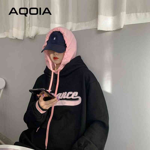 autumn streetwear letter printing loose women's hoodies sweatshirt patchwork oversize women sweatshirts female pullovers 210521, Black
autumn streetwear letter printing loose women's hoodies sweatshirt patchwork oversize women sweatshirts female pullovers 210521, Black