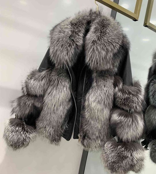 women's trench coats arrival long sleeve woman's silver fox fur coat genuine leather natural jacket full pelt real outwear e2o2, Tan;black
women's trench coats arrival long sleeve woman's silver fox fur coat genuine leather natural jacket full pelt real outwear e2o2, Tan;black