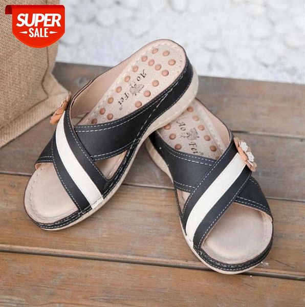 women sandals massage wedge heels summer shoes pu leather peep toes slip on woman party sandalia mujer new arrival #vh0c, Black
women sandals massage wedge heels summer shoes pu leather peep toes slip on woman party sandalia mujer new arrival #vh0c, Black