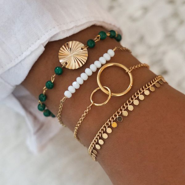cross-border new speed sales network diamond 4 pieces of circle sequins bracelet accessories wholesale, Black
cross-border new speed sales network diamond 4 pieces of circle sequins bracelet accessories wholesale, Black