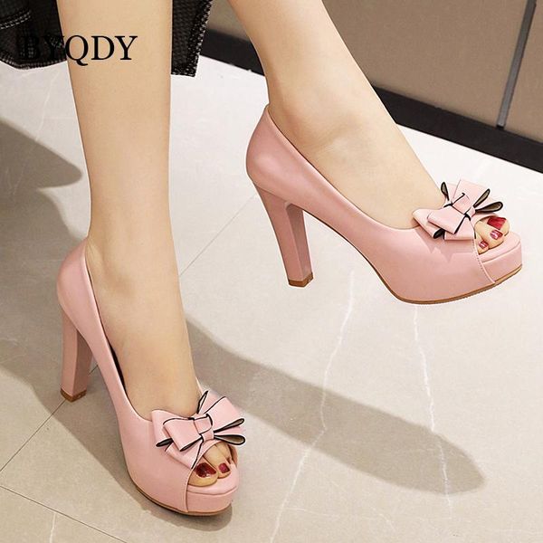 dress shoes byqdy elegant women bow knot mary jane pumps slip on thick high heels spring autumn party open peep toe lady, Black
dress shoes byqdy elegant women bow knot mary jane pumps slip on thick high heels spring autumn party open peep toe lady, Black