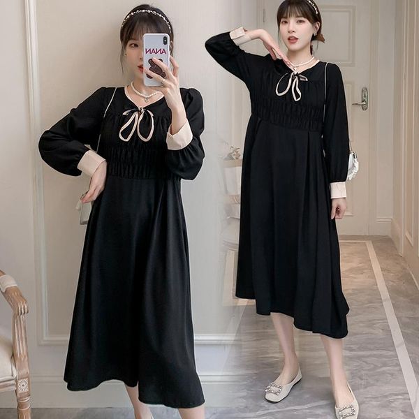 maternity dresses 1272# dress nursing lactation black spring autumn long sleeves loose stylish pregnant women mom, White
maternity dresses 1272# dress nursing lactation black spring autumn long sleeves loose stylish pregnant women mom, White