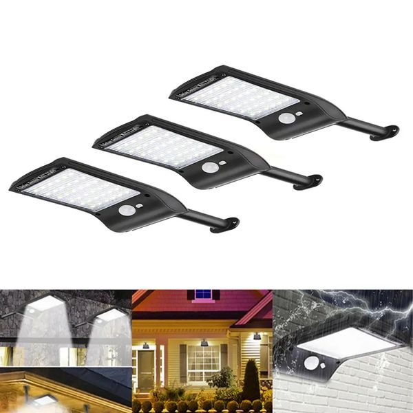 3pcs solar powered 36 led pir motion sensor waterproof street security light wall lamp for outdoor garden
3pcs solar powered 36 led pir motion sensor waterproof street security light wall lamp for outdoor garden