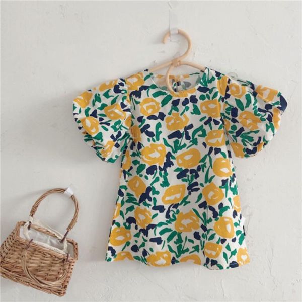 girl's dresses 2-8t toddler kid baby girl flower summer short sleeve floral dress elegant cute sweet princess sundress outfit, Red;yellow
girl's dresses 2-8t toddler kid baby girl flower summer short sleeve floral dress elegant cute sweet princess sundress outfit, Red;yellow