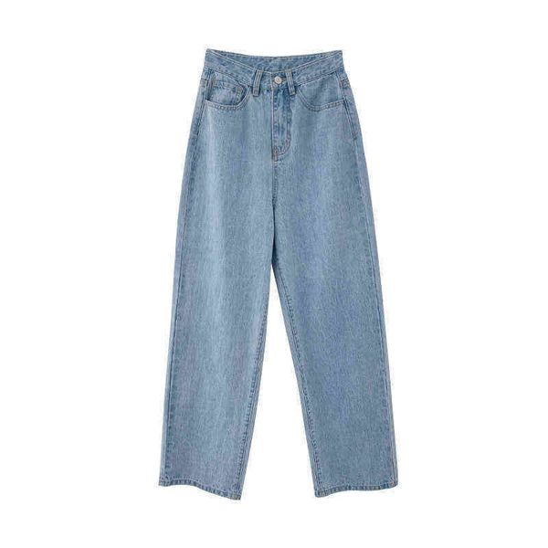water make wash old floor sweeping jeans women's 2021 summer korean version loose and thin high waist straight long pants, Blue
water make wash old floor sweeping jeans women's 2021 summer korean version loose and thin high waist straight long pants, Blue