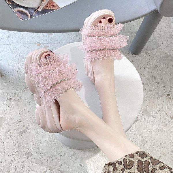 slippers shoes woman 2021 heels pantofle platform on a wedge luxury slides high flat designer pu fabric cotton fe, Black
slippers shoes woman 2021 heels pantofle platform on a wedge luxury slides high flat designer pu fabric cotton fe, Black