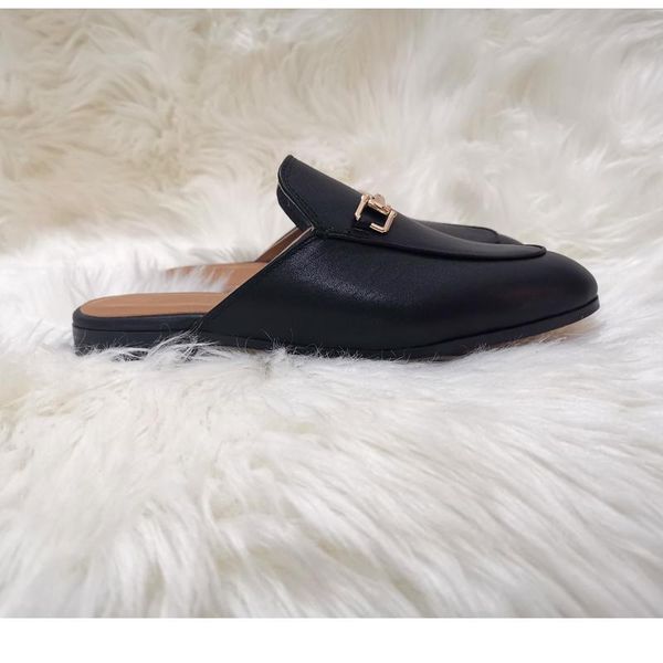 slippers princetown woman genuine leather dermis in summer mules lady fashion flat with horsebit slipper causa, Black
slippers princetown woman genuine leather dermis in summer mules lady fashion flat with horsebit slipper causa, Black