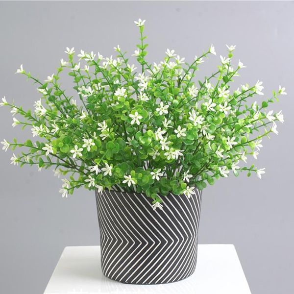 vivid artificial eucalyptus bouquet simulation plastic flowers fake greenery plants decor for bedroom wedding office desk bar decorative & w
vivid artificial eucalyptus bouquet simulation plastic flowers fake greenery plants decor for bedroom wedding office desk bar decorative & w