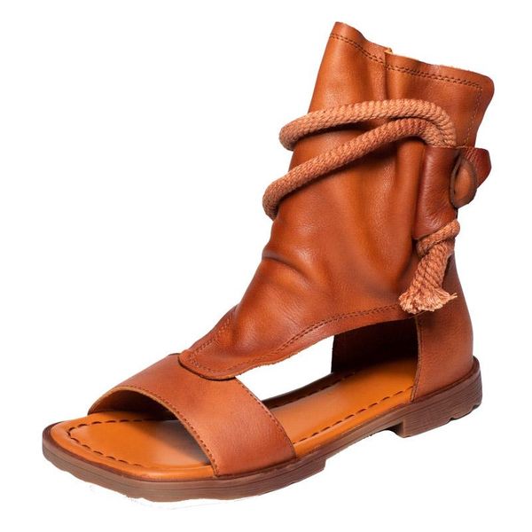 sandals the summer 2021 handmade leather retro flat bottom, soft rear zipper, fish mouth, cold boots, casual single boot, Black
sandals the summer 2021 handmade leather retro flat bottom, soft rear zipper, fish mouth, cold boots, casual single boot, Black