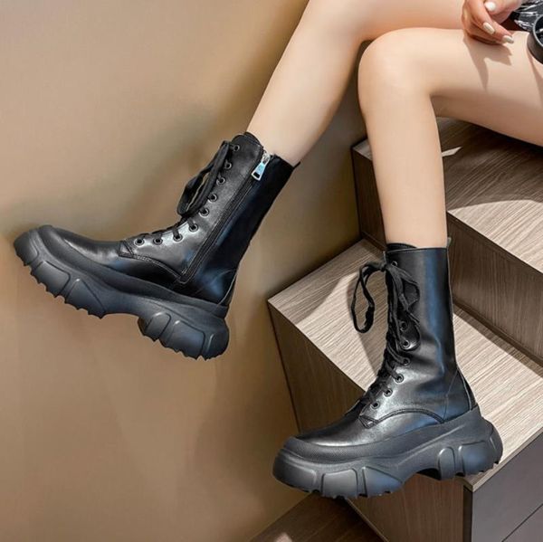 sandals fried street boots women 2021 ins british style thick-soled mid-tube ankle, Black
sandals fried street boots women 2021 ins british style thick-soled mid-tube ankle, Black