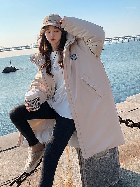 women's down & parkas korean style padded jacket mid-to-long section 2021 winter design sense niche, Black
women's down & parkas korean style padded jacket mid-to-long section 2021 winter design sense niche, Black