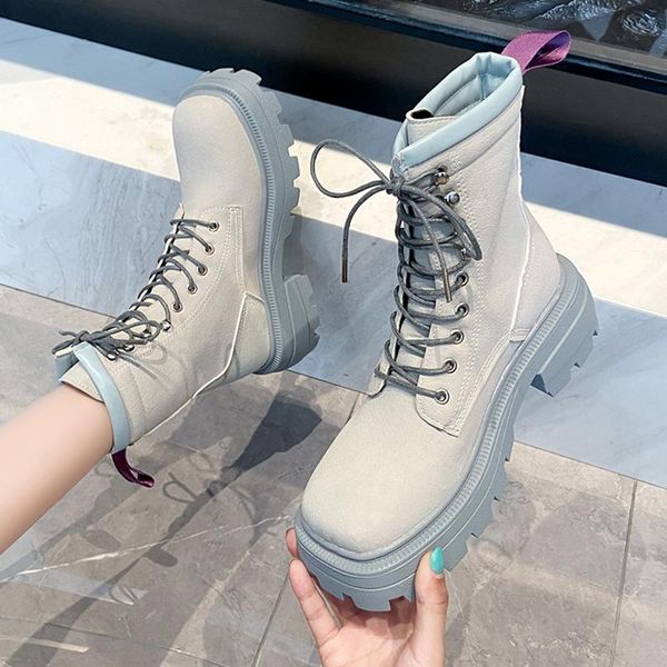 boots goth style women autumn winter lace up flock ankle shoes for woman fashion round toe footwear size37 38 39, Black
boots goth style women autumn winter lace up flock ankle shoes for woman fashion round toe footwear size37 38 39, Black