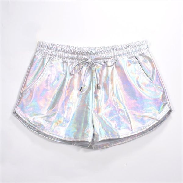 shiny metallic summer holographic women shorts wet look casual elastic drawstring festival rave booty, White;black
shiny metallic summer holographic women shorts wet look casual elastic drawstring festival rave booty, White;black