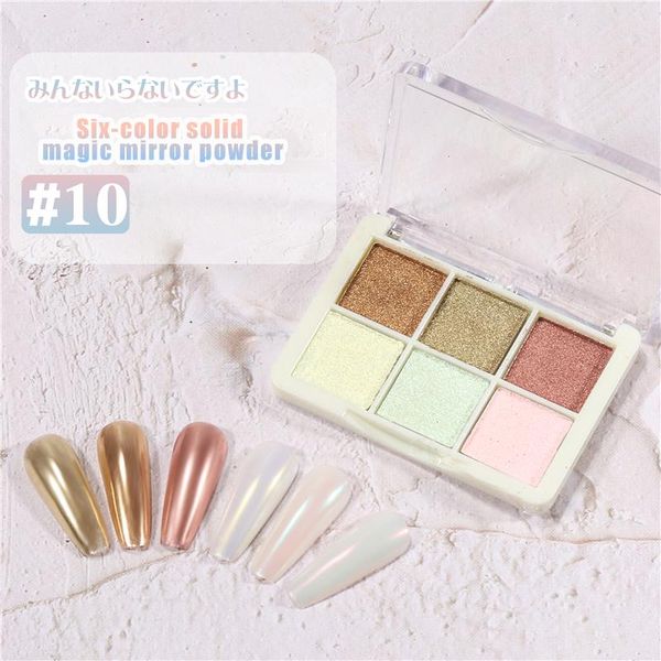 nail glitter 6 colors solid mirror powder metallic holographics chrome dust sparkling flakes pigment manicur art decor, Silver;gold 
nail glitter 6 colors solid mirror powder metallic holographics chrome dust sparkling flakes pigment manicur art decor, Silver;gold