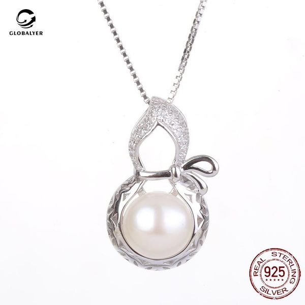 korean version of the s925 sterling silver pearl gourd pendant simple and versatile women's necklace 634 chains
korean version of the s925 sterling silver pearl gourd pendant simple and versatile women's necklace 634 chains