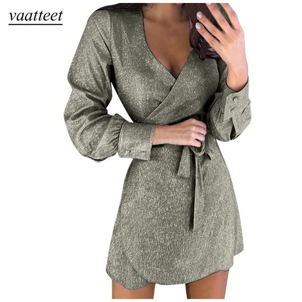vaatteet mujer fashion womens belt long sleeve solid v-neck mini dress al cuerpo vestidos de 2021 casual dresses, Black;gray
vaatteet mujer fashion womens belt long sleeve solid v-neck mini dress al cuerpo vestidos de 2021 casual dresses, Black;gray