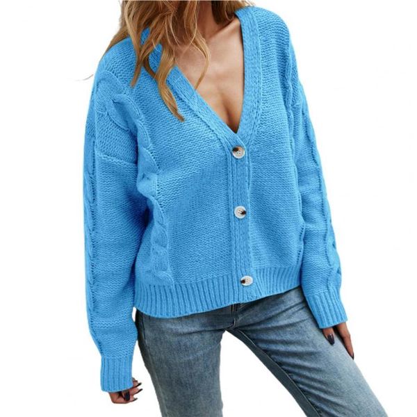 women's knits & tees v neck knitwear cardigan female 2021 long sleeve single-breasted pure color braided lady autumn for daily outwear, White
women's knits & tees v neck knitwear cardigan female 2021 long sleeve single-breasted pure color braided lady autumn for daily outwear, White