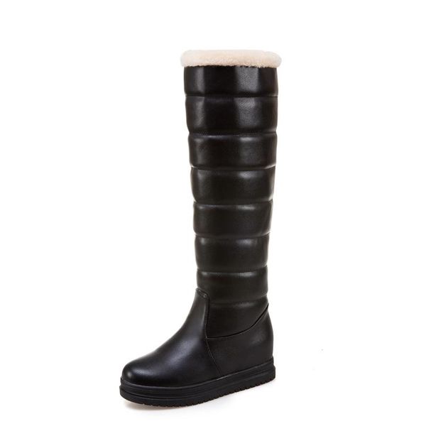 boots winter warm knee high women platform wedges heels snow slip on ladies shoes white black pink
boots winter warm knee high women platform wedges heels snow slip on ladies shoes white black pink