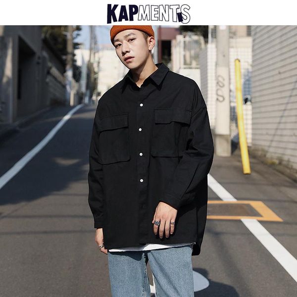 men's jackets kapments streetwear pockets cargo for men 2021 man japan style harajuku coat couple korean fashions hip hop solid jacket, Black;brown
men's jackets kapments streetwear pockets cargo for men 2021 man japan style harajuku coat couple korean fashions hip hop solid jacket, Black;brown