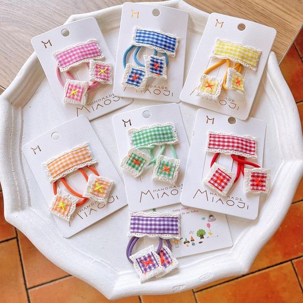 hair accessories korean version of children's plaid fabric clips girls fluorescent lace side rope set 3 piece, Slivery;white
hair accessories korean version of children's plaid fabric clips girls fluorescent lace side rope set 3 piece, Slivery;white